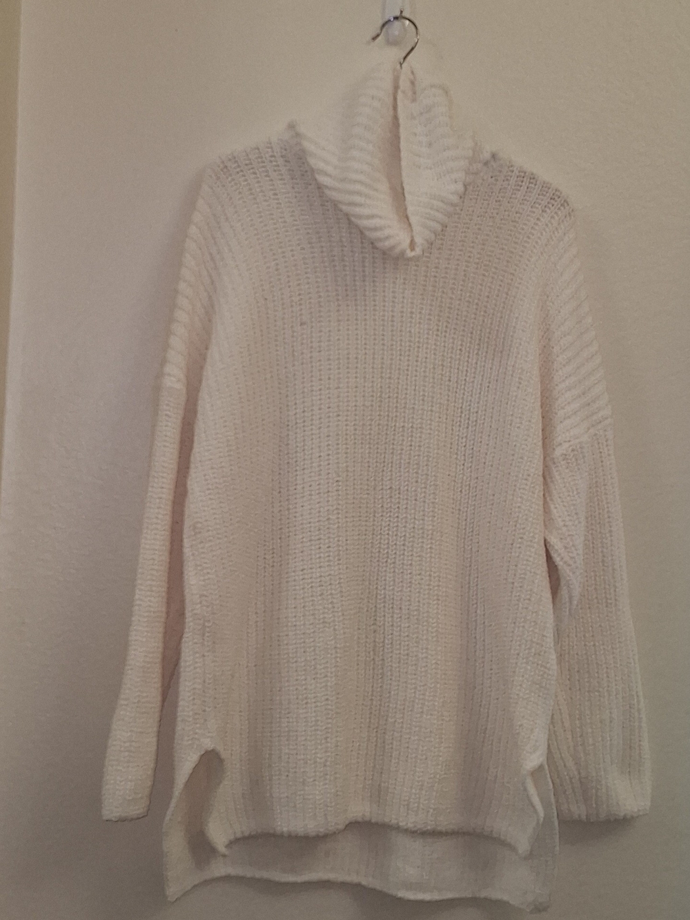 Abercrombie & Fitch Cream Knit Cowl Sweater